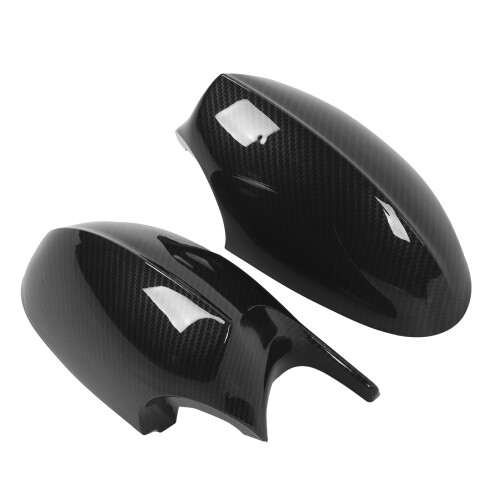 2pcs Carbon Fiber Style Side Mirror Caps for E90/E91/E92/E93 Pre-LCI