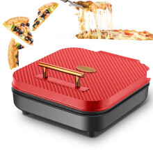 DoubleSided Electric Pizza Maker 1200W Power Countertop Oven NonStick for Home and Restaurant