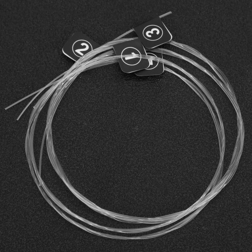 4pcs Fluorocarbon Strings for Guitar & Ukulele TX-1/2/3, 21/23/26in 2