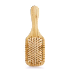 Hair Comb Wooden Square Air Cushion Handcrafted Carving Massage Comb For Hair Stylist Men And Women