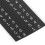 Black Piano Key Decals with Clear Notation Waterproof & Removable 3