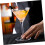Cocktail Glasses 2Piece Set Clear Glassware Smooth Surface Easy to Clean Goblets 2