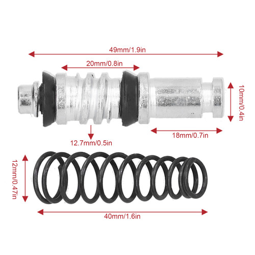Complete 12.7mm Master Cylinder Repair Kit for Motorcycles 2
