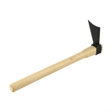 Garden Hoe with Ergonomic Wooden Handle, Heavy Duty Weeding Hoe for Farming and Outdoor Gardening