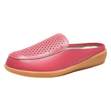 Boat Shoes Women Slip On Loafers Knitted Casual Mules Hot Pink UK 10 Wide Fit Breathable Lightweight