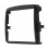 2‑DIN Car Audio DVD Navigation Panel Frame for Renault Duster 2012‑2014 Black 4