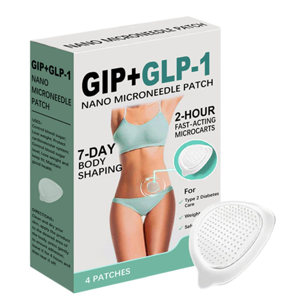 Weight Loss Patches with Advanced Nano Microneedle Technology for Body Contouring GLP1 2PCS
