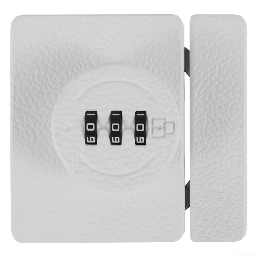 Thread Tubular Cam Lock, Security Mailbox Lock, With Different Keys, White Finish, For Mailbox, Cabinet, RV Storage