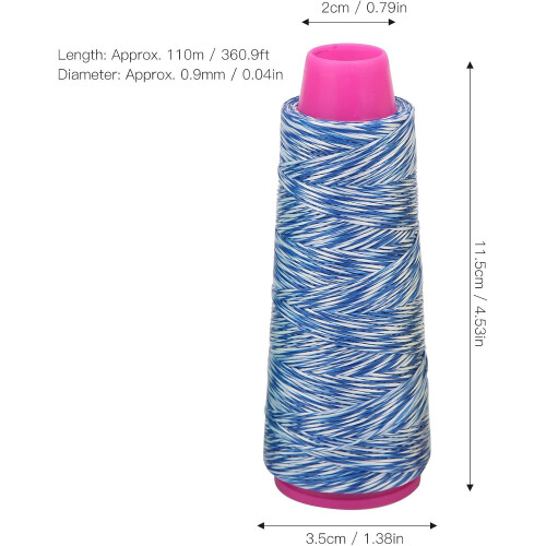 Bowstring Material 110m Blue and White Tensile Archery String for Recurve and Compound Bows 1