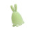 Moss Rabbit Figurines Spring Rabbit Statues Animal-Light Green 1