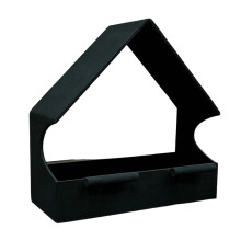Transparents Window Birds Feeders Simple Installation-Black
