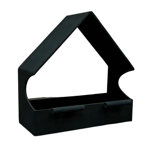 Transparents Window Birds Feeders Simple Installation-Black