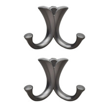 Pack of 2 High Capacity Entry Hook for Heavy Coat-pearl gray