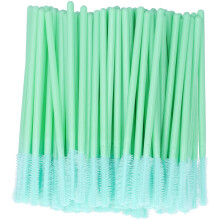 Easy To Use Mascara Applicator Professional Makeup Kits Hypoallergenic Mascara Wands Soft Silicone Brush Head Disposable Mascara Brushes Lightweight