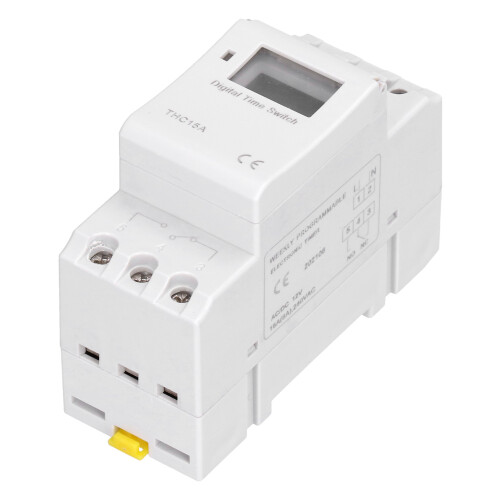 Programmable Digital Timer Switch, Industrial Grade Chip For Reliable 24 Hour Or 7 Day Cycle Programming, Reset Buttons And Rechargeable Battery, 2