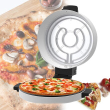Electric Pizza Oven with Temperature Control, 1800W Fast Heating NonStick 30cm Countertop Pizza Maker
