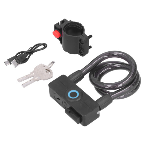 Smart Anti-Theft Bike Lock, Biometric Padlock with App Control for Maximum Security 2