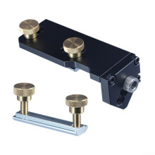 Adjustable Drill Guide for M6 M8 Aluminum Profiles with Precision Depth Adjustment and Quick Positioning