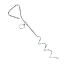 Heavy Duty Dog Tie Out Stake with 360 Swivel Ring for Small Medium Large Dogs Yard Use
