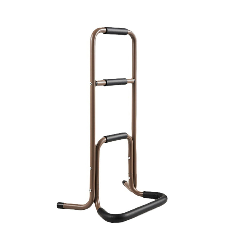 Adjustable Toilet Safety Frame with Bedside Support Rail, AntiFall NonSlip Aid for Elderly