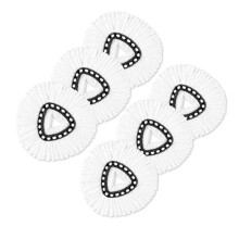 6 Têtes de Balai de Rechange, Tête de Balai Rotative, Nettoyage en Profondeur, Lavable en Machine et Facile à Remplacer pour O-Ceda