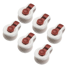 Duvet Clips for Comforter Corners, AntiSlip Quilt Fasteners for Bedding, Needle Dark Red Set