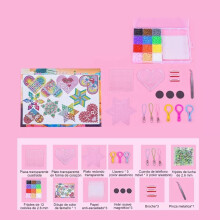 Kit di perline fuse per bambini 2,6 mm, 12 colori, gioco craft day fai-da-te, giocattolo 7800 pezzi