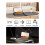 Retro Cowhide Patterned Desk Pad,Double-Sided Stain-Resistant Mouse Mat Ready Elegant Office Computer Pad Leather Pad 3