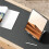 Retro Cowhide Patterned Desk Pad,Double-Sided Stain-Resistant Mouse Mat Ready Elegant Office Computer Pad Leather Pad 2