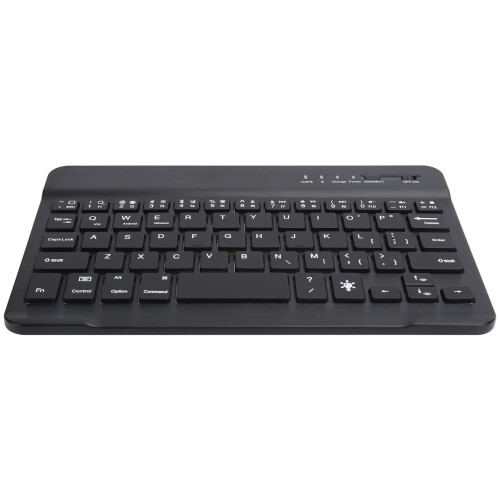 Colorful Backlit Bluetooth Keyboard 180mAh, Thin, 10m Wireless