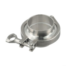 Heavy Duty Adjustable Tri Clamp Stainless Steel Fitting With Nut And Gasket For Homebrew Applications