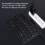 Colorful Backlit Bluetooth Keyboard 180mAh, Thin, 10m Wireless 9