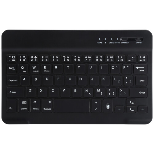 Colorful Backlit Bluetooth Keyboard 180mAh, Thin, 10m Wireless 1