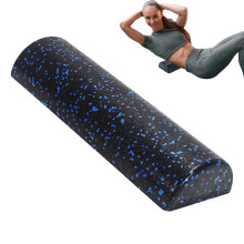 Back Roller Half Foam Roller For Back Recovery Density Tool Home Travel Gym Balance Black/Blue