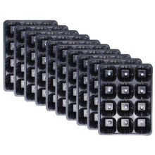 10pcs Plastic Seed Starter Trays 120 Cells Reusable Seedling Trays for Vegetables and Herbs