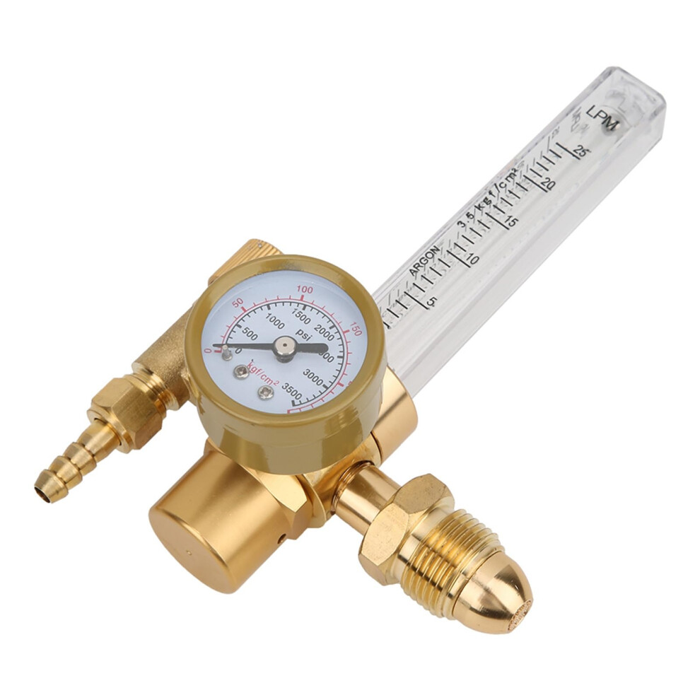 Argon Pressure Regulator For Tig Welding, All Brass Construction With Accurate Pressure Gauge 9347817448443