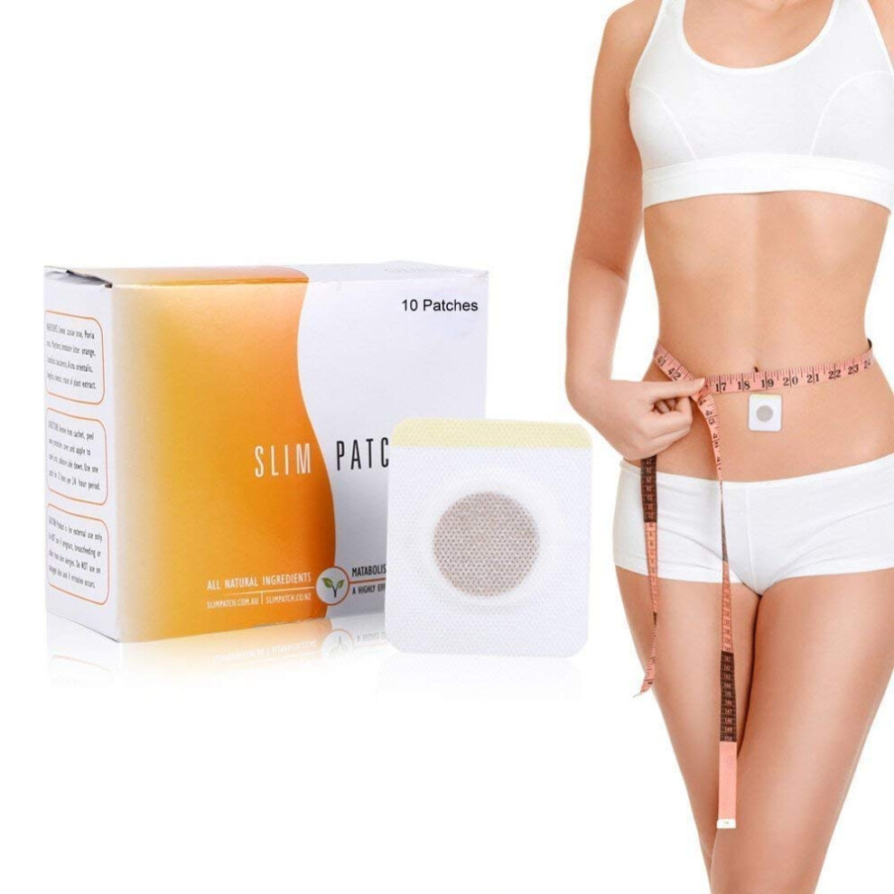 Slimming Patch for Belly Fat Magnetic Weight Loss Navel Sticker Fat Burning 10 Pcs