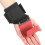 Gym Power Training Pull Up Hooks with Wrist Wraps Red Anti-Fatigue 7