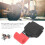 Gym Power Training Pull Up Hooks with Wrist Wraps Red Anti-Fatigue 5
