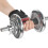 Gym Power Training Pull Up Hooks with Wrist Wraps Red Anti-Fatigue 8