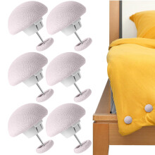 Quilt Cover Fastener, Duvet Cover Clips 6X Small Quilt Tightening Pins, Easy Install, Fixed Sheet Clip For Thick Fabrics