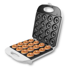 Mini Donut Maker 16 Capacity Nonstick Easy Release Quick Heat Up for Home and Kids Parties