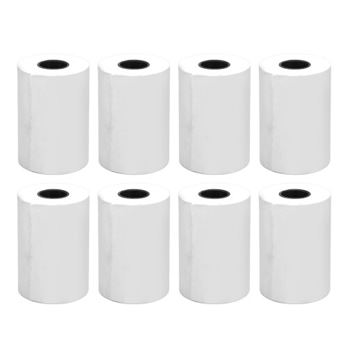 10 Rollen Thermodruckpapier, 80 mm, transparent, 1