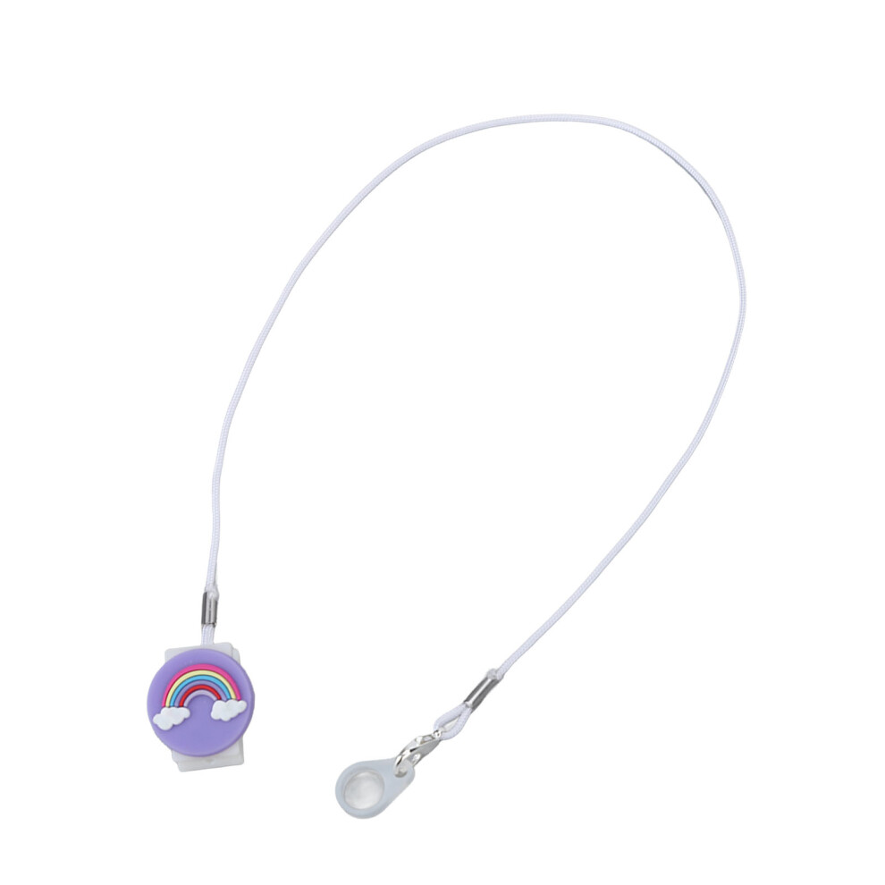 Purple Plastic Hearing Aid Lanyard For Children And Elderly, Anti-Lost Clip