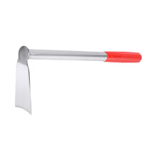 Gardening Hoe, Carbon Steel Portable Hand Cultivator, Sturdy Garden Weeding Tool For Planting And Transplanting, Silver