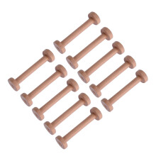 10pcs wooden thread spools sewing thread spools wooden spools wooden sewing threads winder for embroidery thread Ref: 4277