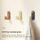 Pack of 2 Space Efficient Hook Retro Designs for-Brushed copper 2