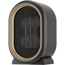 Ceramic Plug In Heater Portable Electric Heater With Two Heat Settings Overheat Protection Small Space Room Heater White