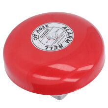 Metallischer runder Feuermelder 6 Zoll 95 dB Elektrisch 220V für Zuhause, Hotel, Boot