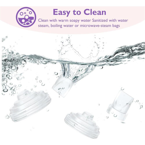 Extractor Accessories Breast Pump Parts Replacement Bottles Dishwasher Safe Universal Compatibility 2